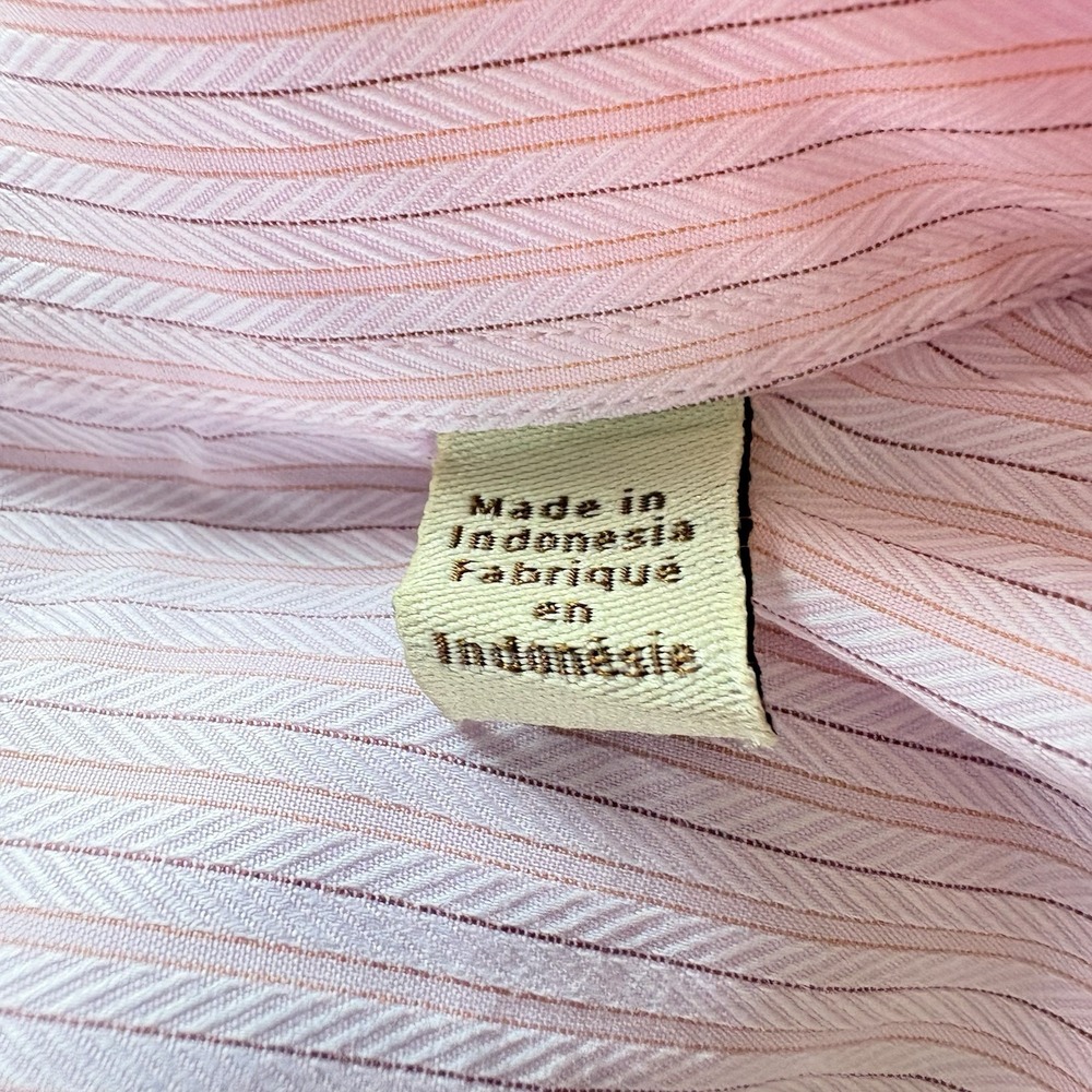 Tommy Bahama Mens Casual Button Down Shirt Long Sleeve Pink Plaid Cotton Medium - Picture 13 of 13
